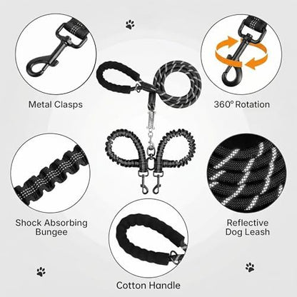 Double Dog Leash No Tangle – Rope Leash - Image 3