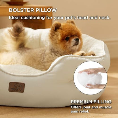 Bedsure Small Dog Bed Washable, Round Cat Beds - Image 2