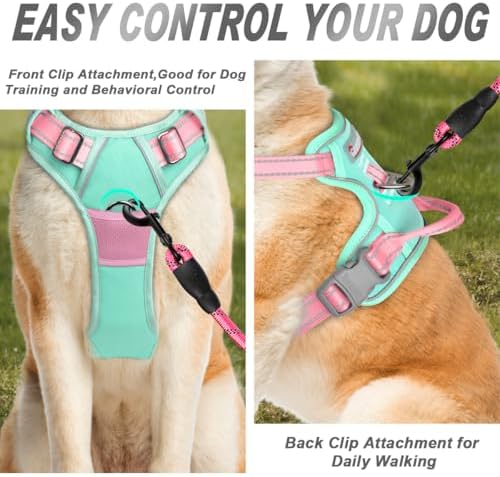 BARKBAY Dog Harness No Pull for Medium Sized Dog Front Back Clips, Dog Vest - Image 2