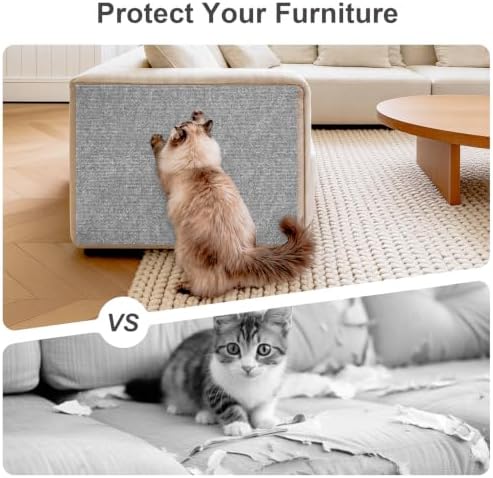Large Cat Scratcher, 78.7x15.7 Cat Scratch Furniture Protector - Image 7