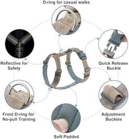 Plutus Pet No Pull Dog Harness, Adjustable Nylon Harness - Image 2