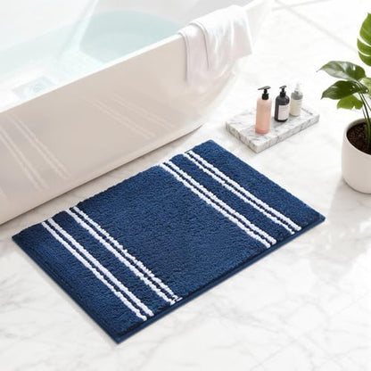 Kmson Bathroom Rugs Mat, Non-Slip Fluffy Thick Water Absorbent Microfiber Mat by KMSON