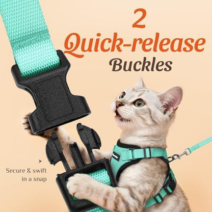 Dooradar Cat Harness and Leash Set, Adjustable and Escape Proof - Image 4