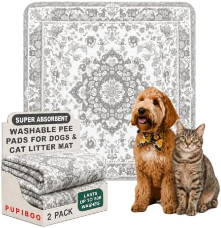 PUPIBOO Washable Pee Pads for Dogs and Cats by PUPIBOO