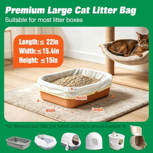 ADDPETS Sifting Litter Box Liners 28 Count, Precision Holes, Quick Clean - Image 5