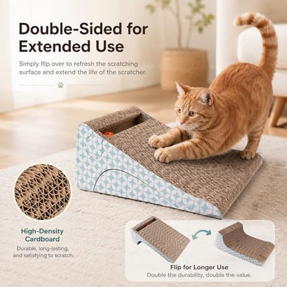 PrimePets Cardboard Cat Scratcher Ramp - Image 5