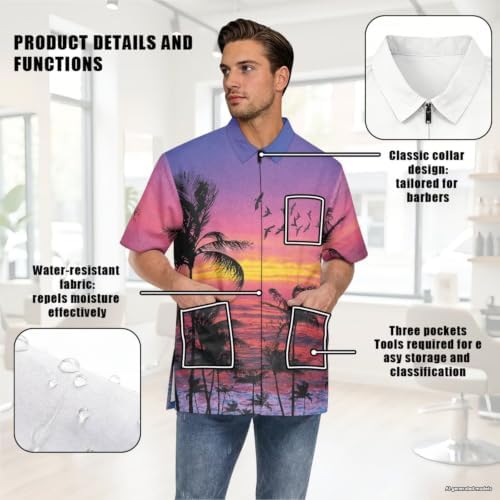Funny Print Barber Jackets & Smocks - Image 5