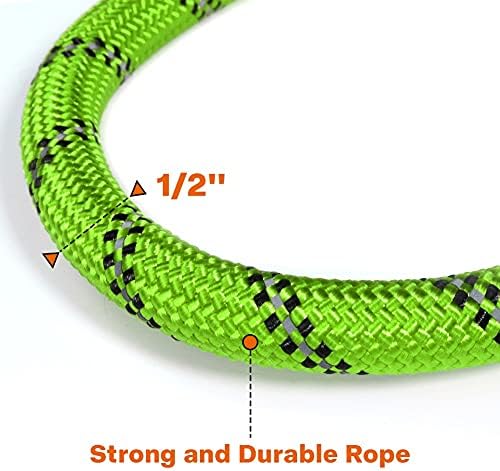 Taglory Rope Dog Leash for Medium Large Dogs, 4 FT Padded Handle - Image 3