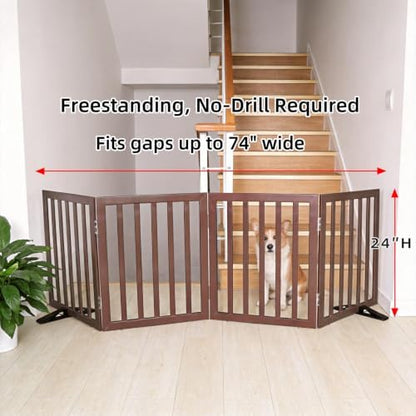 ZJSF Freestanding Indoor Dog Gate - Image 2
