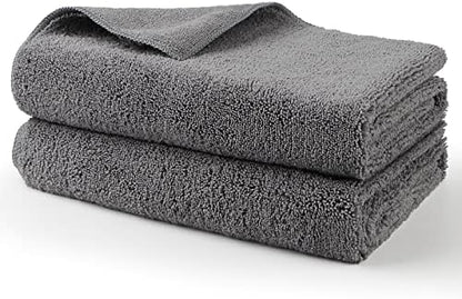 HOMEXCEL Professional Large Microfiber Car Drying Towels 2 Pack, Lint Free by HOMEXCEL