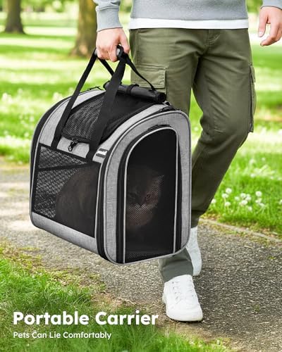 Pecute Cat Backpack with Widened Interior Space, Upgraded Dog Backpack Carrier - Image 4