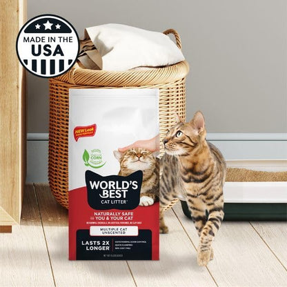 World's Best Cat Litter Multiple Cat, Odor Control, 32 lb Bag - Image 5