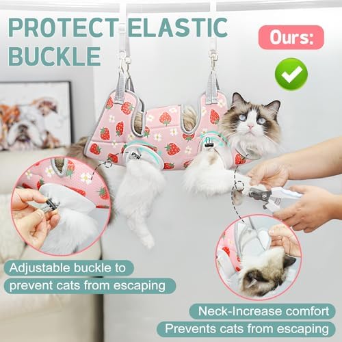 Supet Cat Grooming Hammock Harness - Image 3