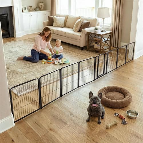 FXW Dog Gate, Extra Wide Adjustable by FXW