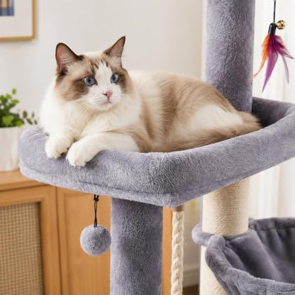 Multi-Level Cat Tree for Indoor Cats, Cat Tree Tower - Image 4