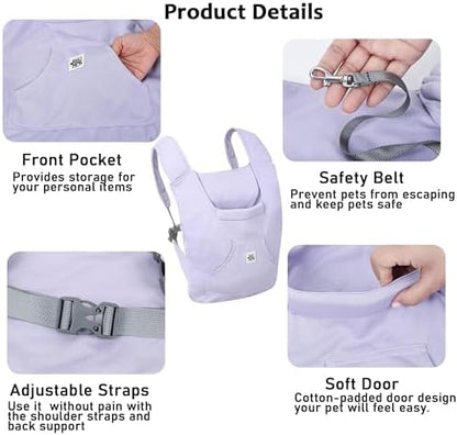 FLAdorepet Small Dog Front Carrier Sling Bag Pet Chest Backpack - Image 4