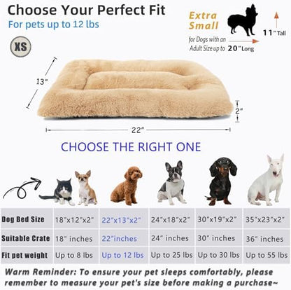 Small Dog Crate Pad 22 x 13 Washable Dog Beds - Image 4