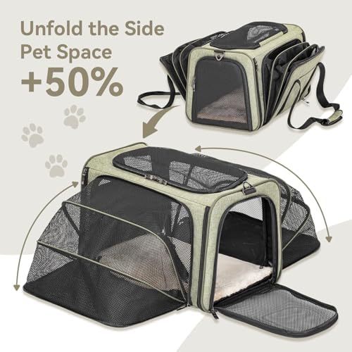 Petsfit Medium Double Expandable Cat Carrier - Image 4