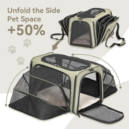 Petsfit Medium Double Expandable Cat Carrier - Image 4