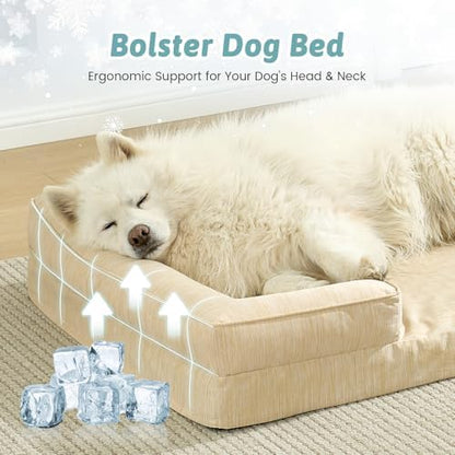 COZY KISS Orthopedic Dog Cooling Bed Washable - Image 3
