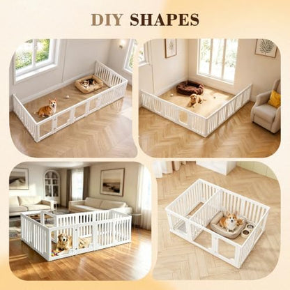 Heeyoo Clear Acrylic Dog Playpen - Image 7