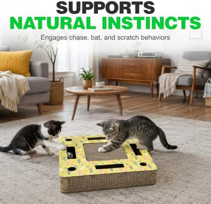 A&E Cage Co Square Cardboard Cat Scratcher - Image 5