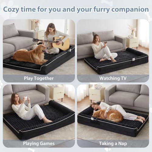 BFPETHOME Orthopedic Washable Dog Bed, Sleeping Couch - Image 3