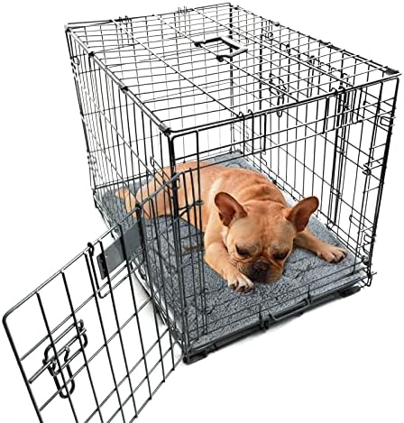 Dog Bed Crate Mat 2 Pack, Soft Plush Dog Bed Pad - Image 6