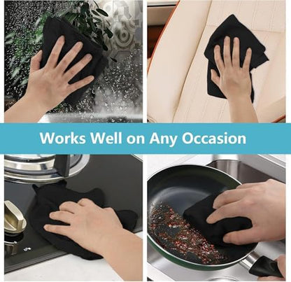 HOMEXCEL 100PK Microfiber Cleaning Cloth, Cleaning Rag - Image 6