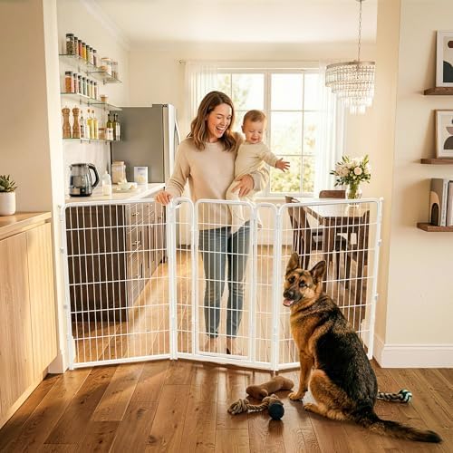FXW Dog Gate, Extra Wide Adjustable by FXW