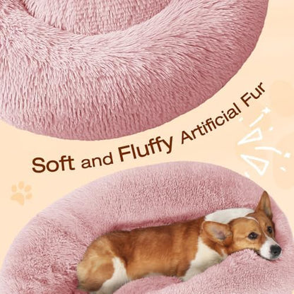 JOLLYVOGUE Dog & Cat Bed, Calming Anti-Anxiety Pet Bed - Image 3