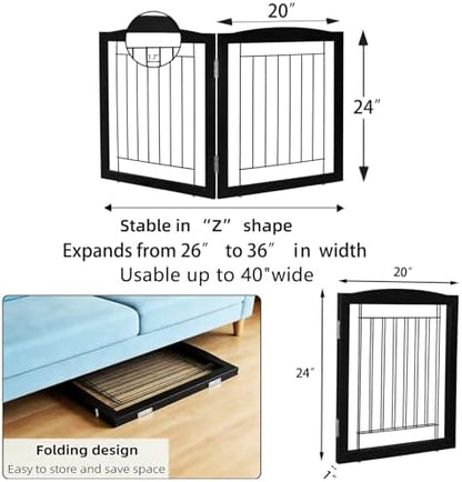 ZJSF Freestanding Foldable Dog Gate - Image 7
