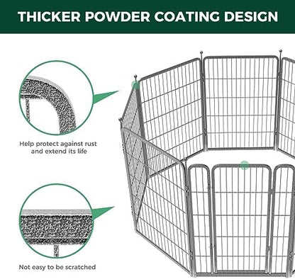 FXW Aster Dog Playpen Designed for Yard, 8 Panels - Image 5