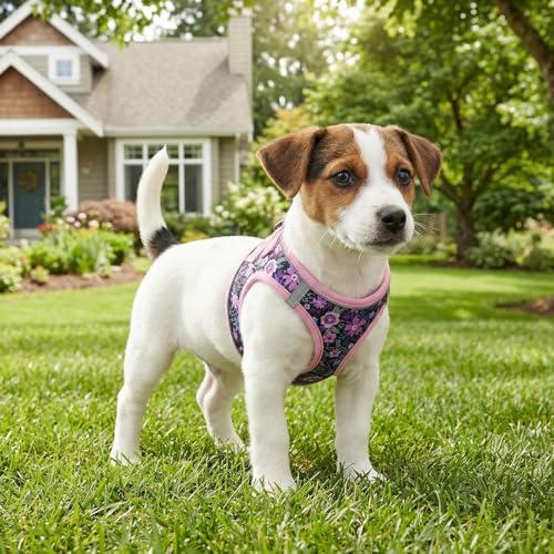 Mihqy Step in Dog Harness and Leash Set, Breathable Mesh - Image 4