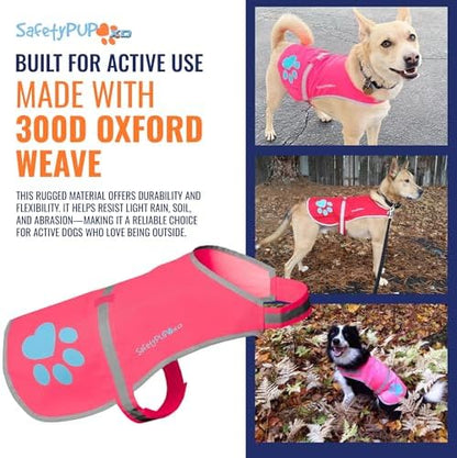 Reflective Dog Vest, Hi Vis Safety Gear - Image 6