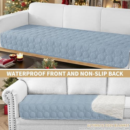 ZNSAYOTX Ultimate Cozy Blankets 100% Waterproof Sofa Mat Blanket - Image 2