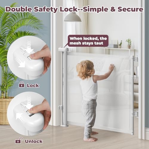 Retractable Baby Gates 2 Pack - Image 4
