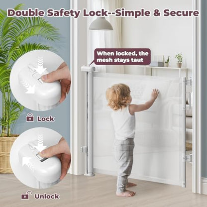 Retractable Baby Gates 2 Pack - Image 4