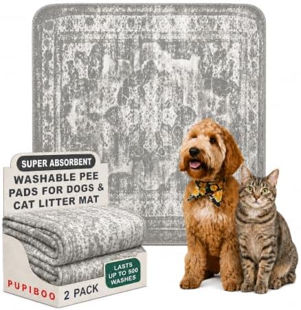 PUPIBOO Washable Pee Pads for Dogs and Cats by PUPIBOO
