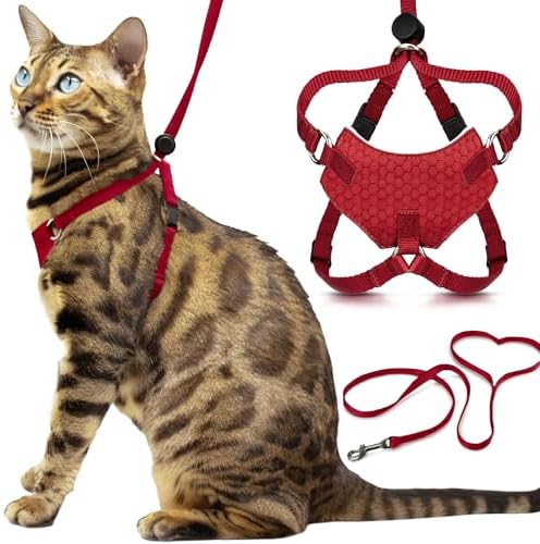 OutdoorBengal Houdini™ Escape Proof Cat Harness and Leash by OutdoorBengal