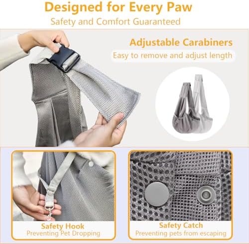 Dog Sling Adjustable Breathable - Image 4
