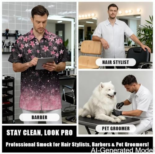Professional Grooming Smock Unisex, Water Resistant Anti-Static - Image 4