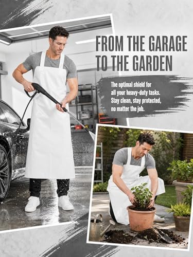 Molaxhome TPU Waterproof Apron Lightweight Oil-resistant Chef Apron - Image 5