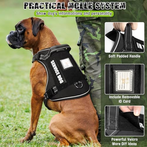 Tactical Dog Harness and Leash Set - Image 3