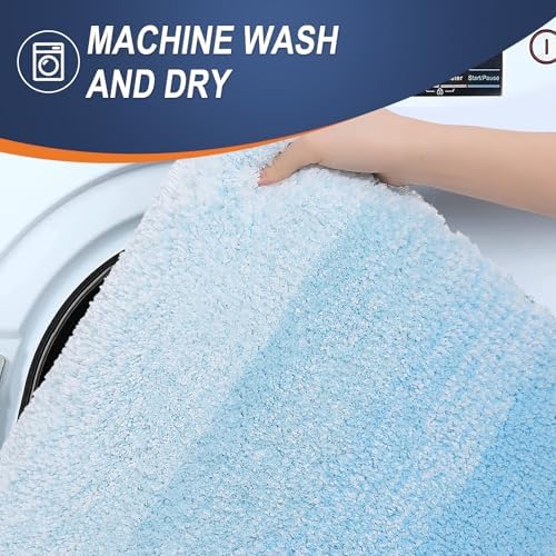 OLANLY Bathroom Runner Rug 47x24, Extra Soft Absorbent Microfiber Bath Rugs - Image 6