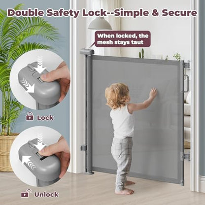 42" Extra Tall Retractable Baby Gates - Image 4