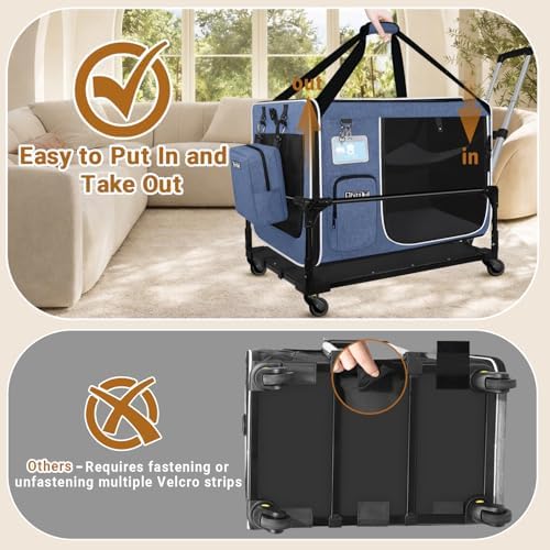 Petskd Side Expandable Extra Large Cat Carrier - Image 2