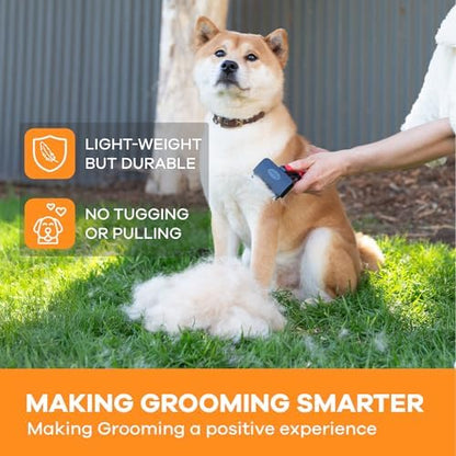 Deshedding Brush for Short/Medium-Hair Dogs & Cats | Deshedding Dog Brush for - Image 2