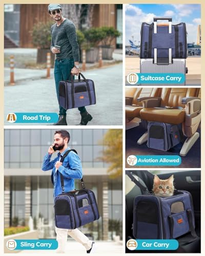 Morpilot Cat Carrier Soft for Large Medium Cats and Puppy up to 20lbs - Image 6