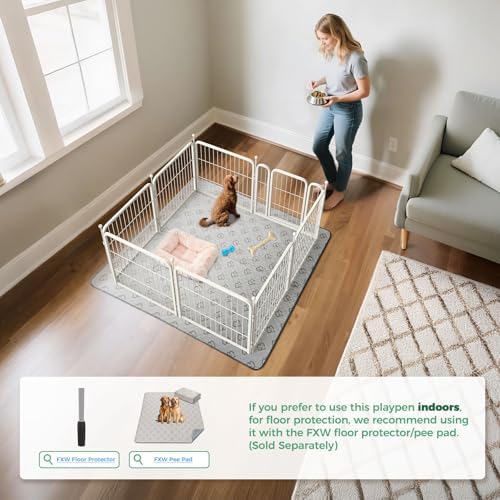 FXW Rollick Dog Playpen, Yard & RV Camping, 8 Panels - Image 2